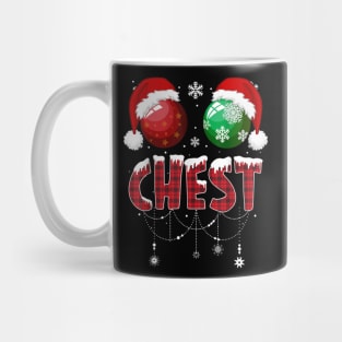 Funny Chest Nuts Couples Christmas Chestnuts Mug